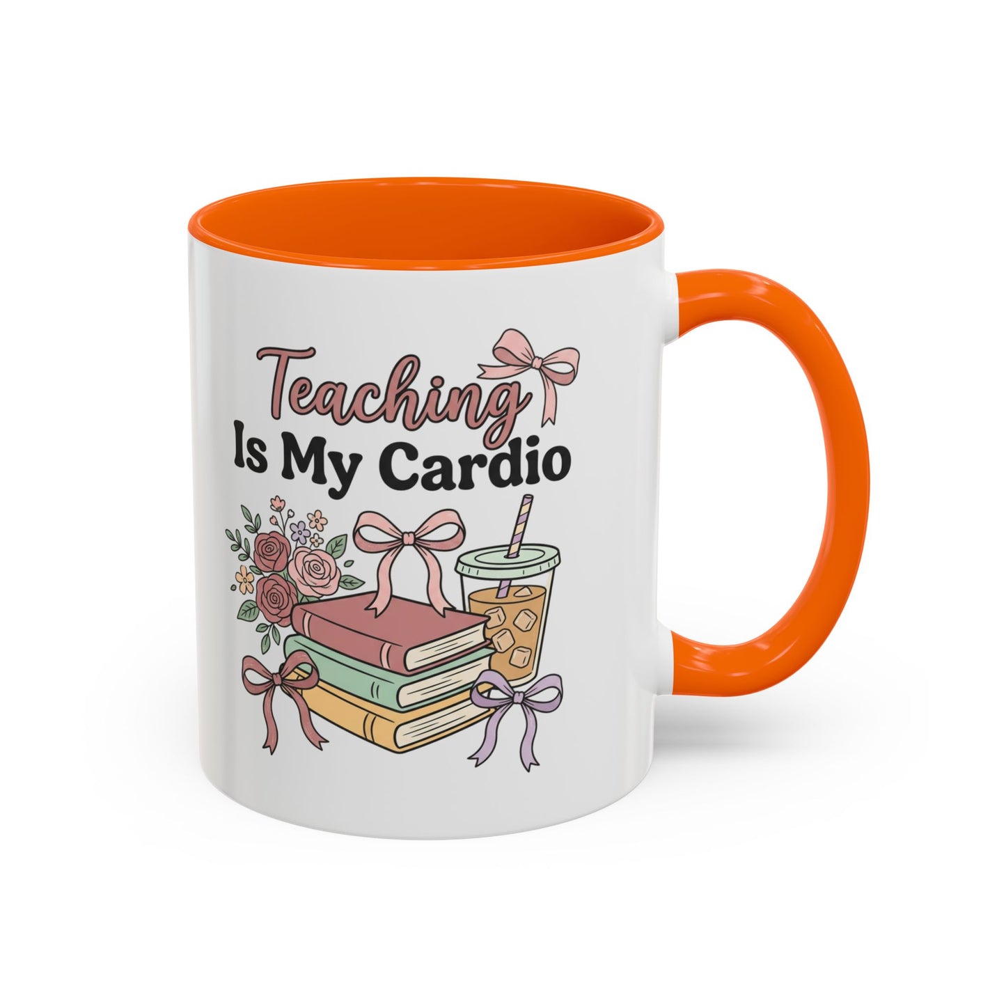 Teaching Is My Cardio Accent Coffee Mug – Cute Teacher Gift (11/15oz)